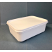 2 LITRE RECTANGULAR WHITE TUB